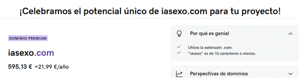 inversion en dominio para adultos rentable